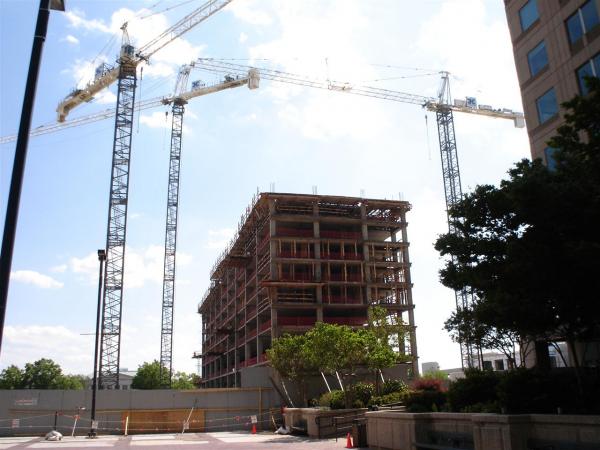 Hotel and Convention Center construction in Raleigh, NC