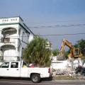 Lampru Apartments being torn down