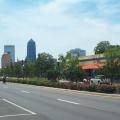 Main Street in Springfield after Phase 1 of the streetscaping project