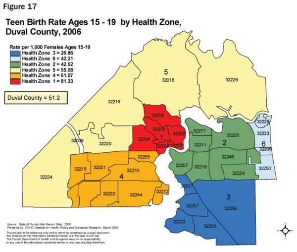 Zip Code Map Jacksonville Fl Your Neighborhood Affects Your Health | Metro Jacksonville